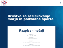 Tablet Screenshot of drm-drustvo.si